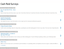 Tablet Screenshot of cash-paid-surveys.blogspot.com