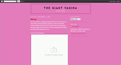 Desktop Screenshot of giantvagina.blogspot.com