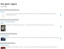 Tablet Screenshot of giantvagina.blogspot.com