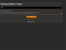 Tablet Screenshot of garlandtaylor.blogspot.com