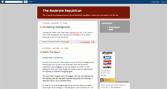 Desktop Screenshot of moderaterepublican.blogspot.com