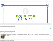 Tablet Screenshot of fourforfrance.blogspot.com