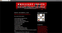 Desktop Screenshot of brilliantidiots.blogspot.com
