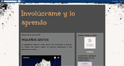 Desktop Screenshot of involucrameyaloprendo.blogspot.com
