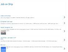 Tablet Screenshot of job-on-ship.blogspot.com