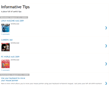 Tablet Screenshot of informativetipz.blogspot.com