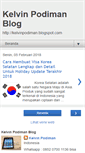 Mobile Screenshot of kelvinpodiman.blogspot.com