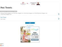 Tablet Screenshot of posttweets.blogspot.com