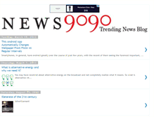 Tablet Screenshot of news9090.blogspot.com