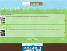 Tablet Screenshot of notputtingupshelves.blogspot.com