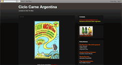 Desktop Screenshot of ciclocarneargentina.blogspot.com