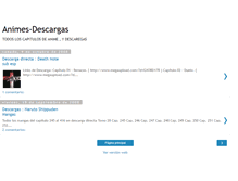 Tablet Screenshot of animes-descargas.blogspot.com