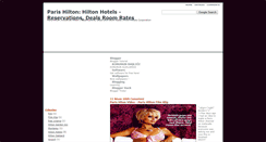 Desktop Screenshot of paris-hiltonhotels.blogspot.com