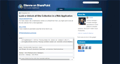 Desktop Screenshot of etienne-sharepoint.blogspot.com