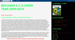 Desktop Screenshot of benjaminacdunion.blogspot.com