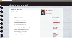Desktop Screenshot of cierralaspuertas.blogspot.com