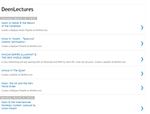Tablet Screenshot of deenlectures.blogspot.com