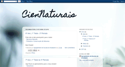 Desktop Screenshot of ciennaturais.blogspot.com