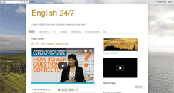 Desktop Screenshot of learnenglishonthenet.blogspot.com