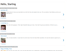 Tablet Screenshot of hello-starling.blogspot.com