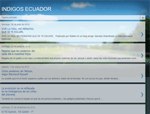 Tablet Screenshot of indigos-ecuador.blogspot.com