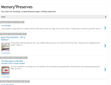 Tablet Screenshot of memorypreserves.blogspot.com