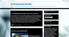 Desktop Screenshot of developpementdurablepourtous.blogspot.com