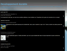 Tablet Screenshot of developpementdurablepourtous.blogspot.com