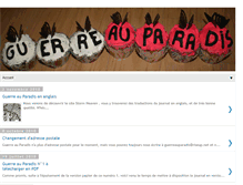 Tablet Screenshot of guerreauparadis.blogspot.com