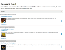 Tablet Screenshot of genusskunst.blogspot.com