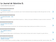 Tablet Screenshot of lejournaldevalentine.blogspot.com