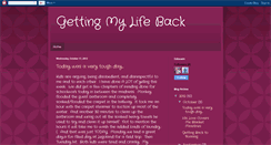 Desktop Screenshot of gettingmylifebackfibro.blogspot.com