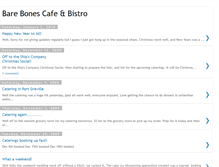 Tablet Screenshot of barebonescafebistro.blogspot.com