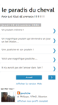 Mobile Screenshot of leparadisducheval.blogspot.com
