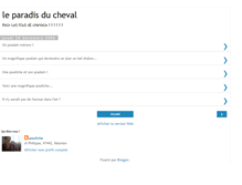 Tablet Screenshot of leparadisducheval.blogspot.com