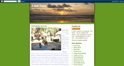 Desktop Screenshot of ebali-tours.blogspot.com