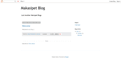 Desktop Screenshot of makasipet.blogspot.com