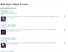 Tablet Screenshot of music-videosandlives.blogspot.com