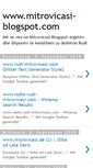 Mobile Screenshot of httpwwwmitrovicasi-blogspotcom.blogspot.com