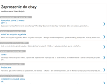 Tablet Screenshot of cisza-z-maryja.blogspot.com