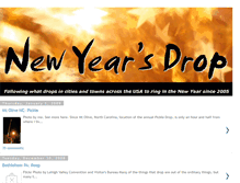 Tablet Screenshot of newyearsdrop.blogspot.com