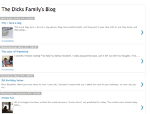 Tablet Screenshot of dicksfamily.blogspot.com