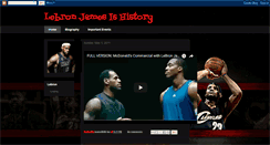 Desktop Screenshot of lebron-jamesmjm.blogspot.com