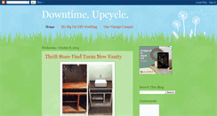 Desktop Screenshot of downtimeupcycle.blogspot.com