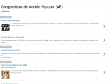 Tablet Screenshot of congresistas-ap.blogspot.com