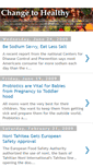 Mobile Screenshot of change-to-healthy.blogspot.com