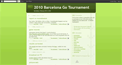 Desktop Screenshot of bcn2010go.blogspot.com