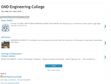 Tablet Screenshot of gndengineeringcollege.blogspot.com