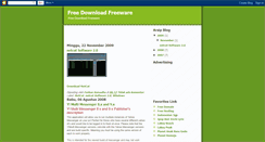 Desktop Screenshot of free-download-freeware.blogspot.com