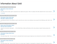 Tablet Screenshot of informationaboutgold.blogspot.com